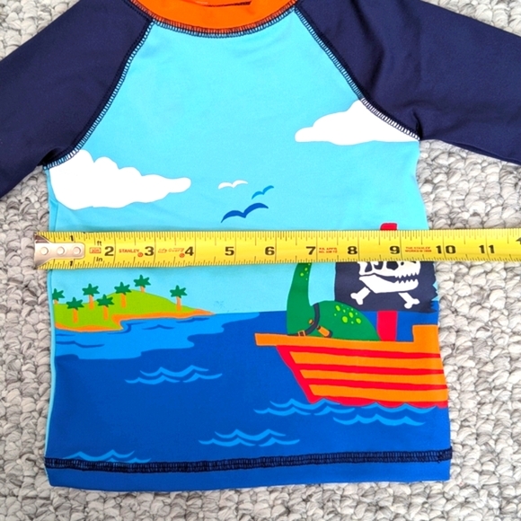 NWOT Cat&Jack Baby (12 Months) Long Sleeve Rashguard Swim Beach Sun Top/Shirt - Picture 5 of 8